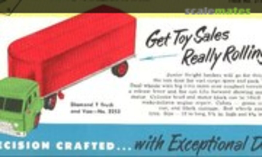 1:25 1953 Diamond T Semi Trailer (Product Miniature Corporation 2253)