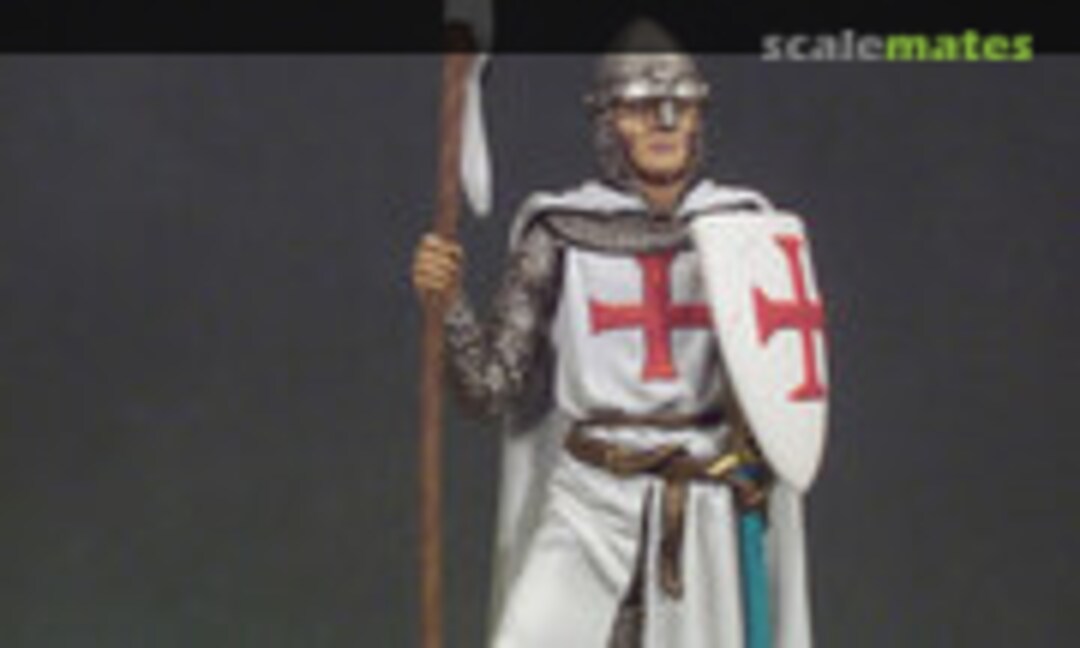 54mm Templar Knight (1150) (Andrea Miniatures KSE-014) KSE-014