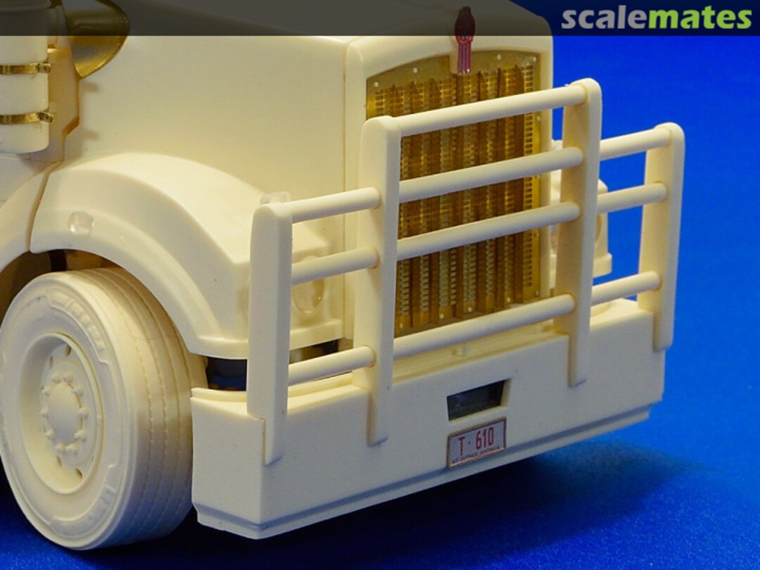 Boxart Bullbar + stoneguard for Aussie T610 SAR truck ANMT-107 A&N Model Trucks