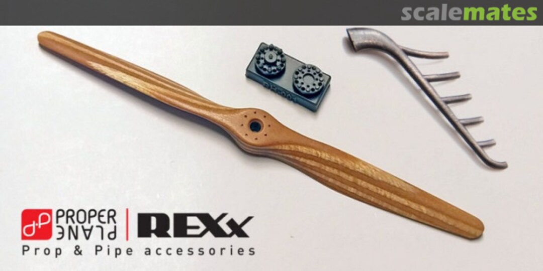 Boxart Prop & Pipe for Albatros D.V with Axial PR-001-32016 Proper Plane Boxart Prop & Pipe for Albatros D.V with Axial PR-001-32016 Proper Plane