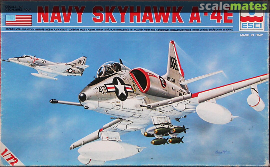 Boxart Navy Skyhawk A-4E 9004 ESCI