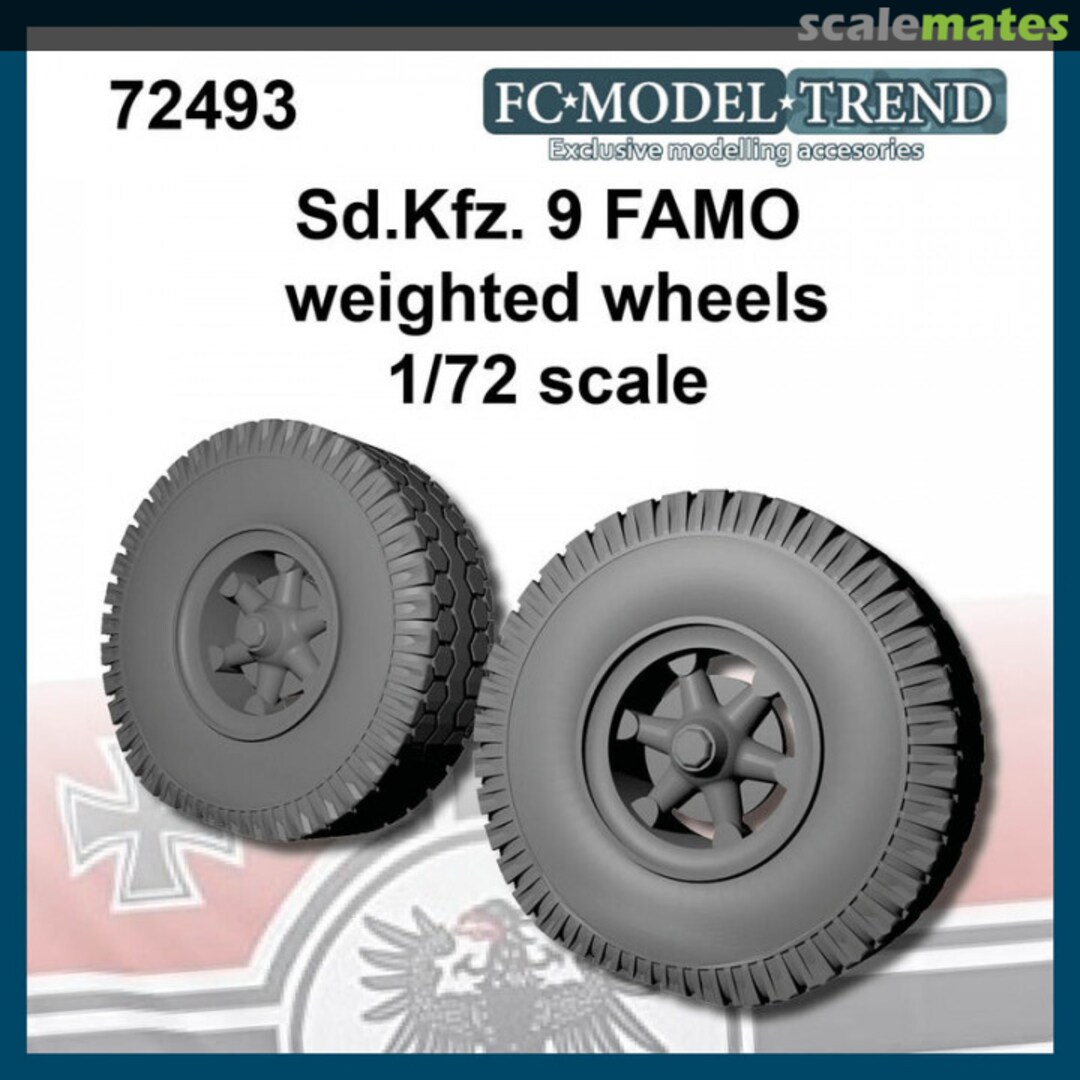 Boxart SdKfz. 9 FAMO weighted wheels (1:72) 72493 FC Model Trend Boxart SdKfz. 9 FAMO weighted wheels (1:72) 72493 FC Model Trend