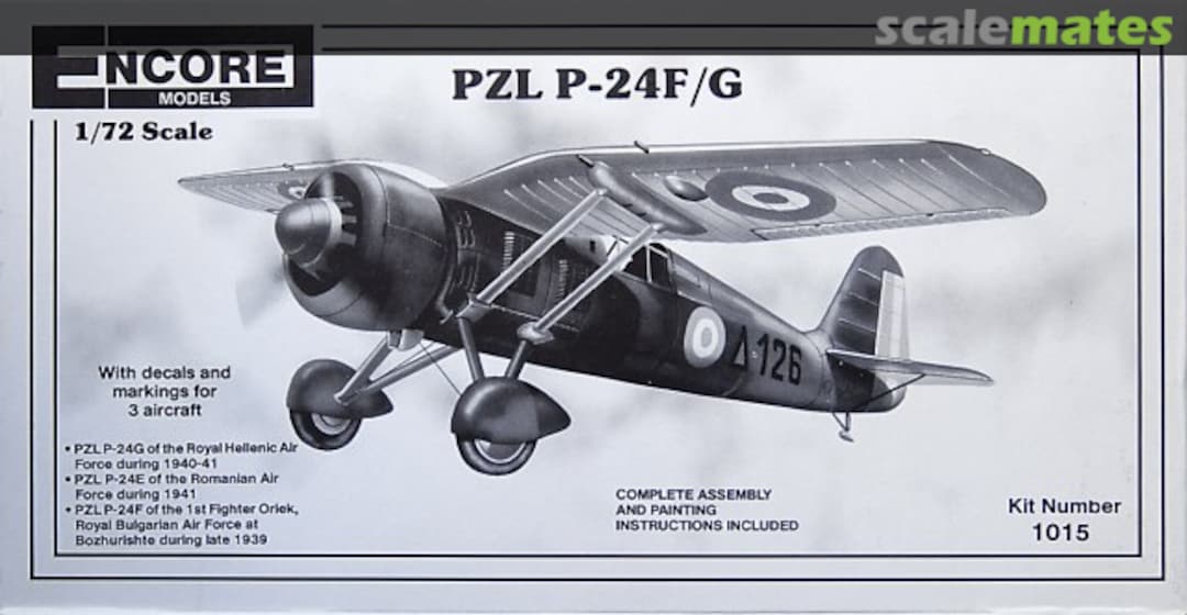 Boxart PZL P-24F/G 1015 Encore Models