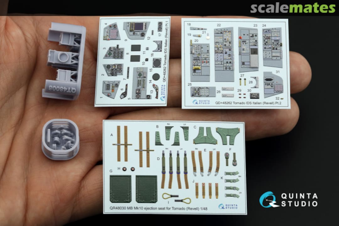 Contents Tornado IDS Italian version interior 3D decals (with 3D-printed resin parts) QD+48262 Quinta Studio Contents Tornado IDS Italian version interior 3D decals (with 3D-printed resin parts) QD+48262 Quinta Studio
