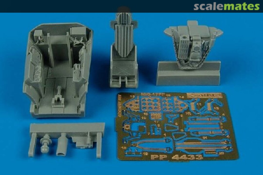 Boxart MiG-17PF Fresco D - cockpit set 4433 Aires Boxart MiG-17PF Fresco D - cockpit set 4433 Aires