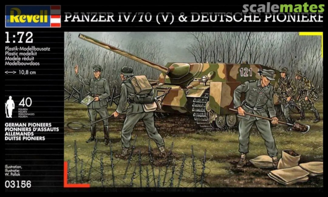 Boxart Panzer IV/70 (V) & Deutsche Pioniere 03156 Revell