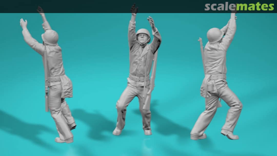 Boxart Iwo Jima - Soldier Raising the Flag - Version 6 99201181-48 EMP3d Boxart Iwo Jima - Soldier Raising the Flag - Version 6 99201181-48 EMP3d