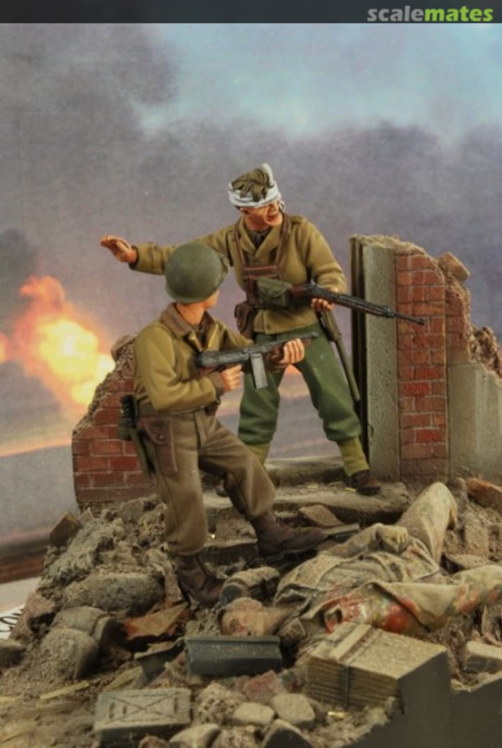 Boxart GI's ETO WWII 2690 Verlinden Productions Boxart GI's ETO WWII 2690 Verlinden Productions