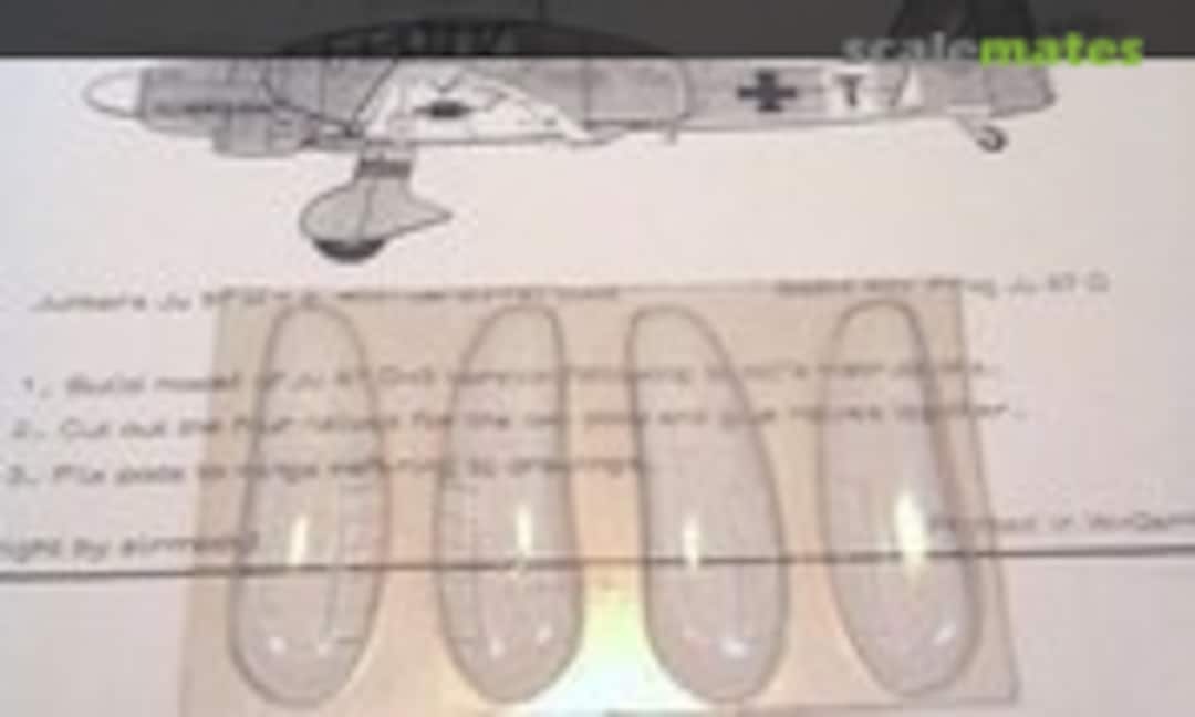 1:72 Junkers Ju 87D-3 Passenger Wing Pods (Airmodel AM-119)