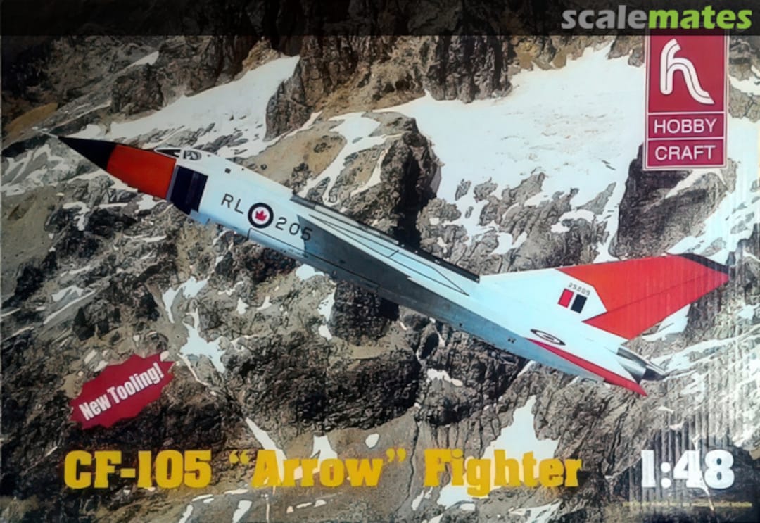 Boxart CF-105 "Arrow" Fighter HC1659 Hobbycraft