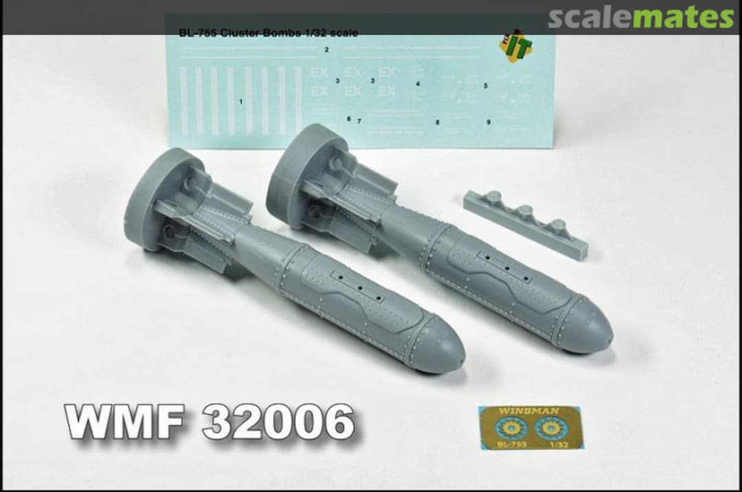 Boxart BL.755 Cluster Bomb Units WMF32006 Wingman Models