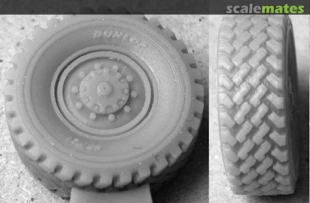 Boxart MAN 4x4 wheels "Dunlop" tyre (REV) TT039 Tracks & Troops