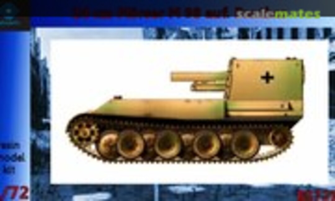 1:72 24 cm Mörser M 98 auf. Panther (Blue Square Models BS7210) BS7210