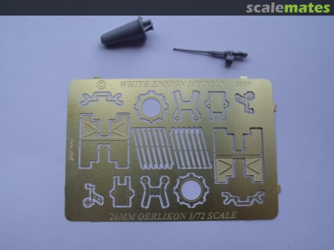 Boxart USN 20mm SINGLE OERLIKON PE 7234 White Ensign Models Boxart USN 20mm SINGLE OERLIKON PE 7234 White Ensign Models