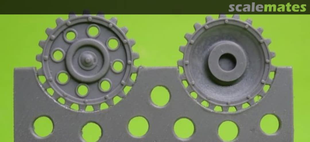 Boxart Sprockets for Pz.III, early with hub cap S72252 OKB Grigorov Boxart Sprockets for Pz.III, early with hub cap S72252 OKB Grigorov