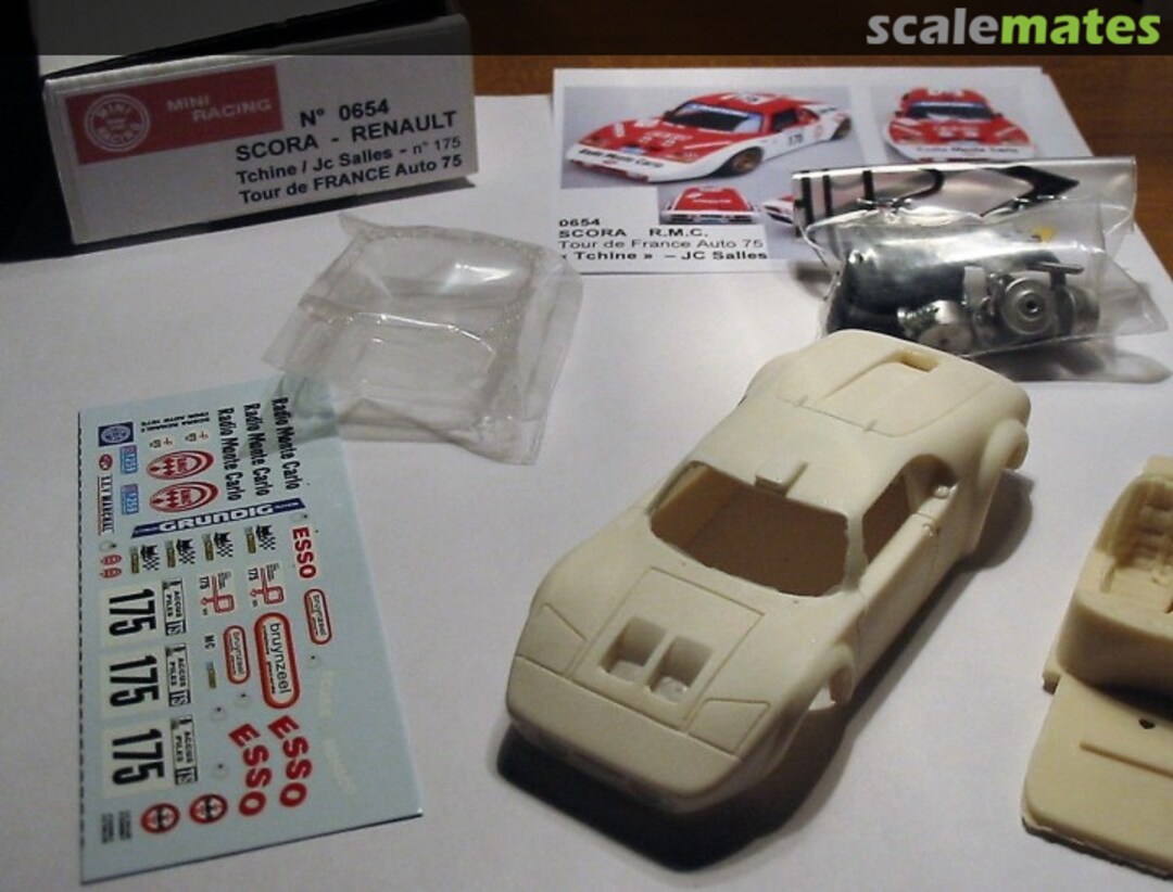Boxart Scora-Renault "Radio Monte Carlo" 654 Mini Racing Boxart Scora-Renault "Radio Monte Carlo" 654 Mini Racing