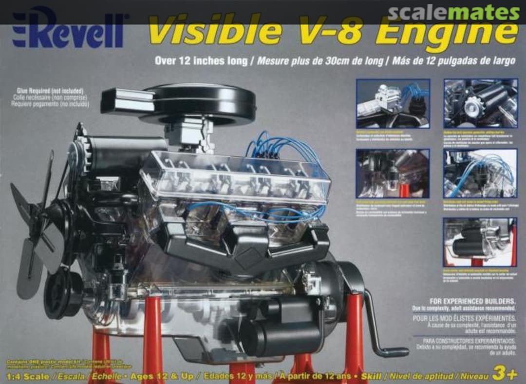 Boxart Visible V-8 Engine 85-8883 Revell