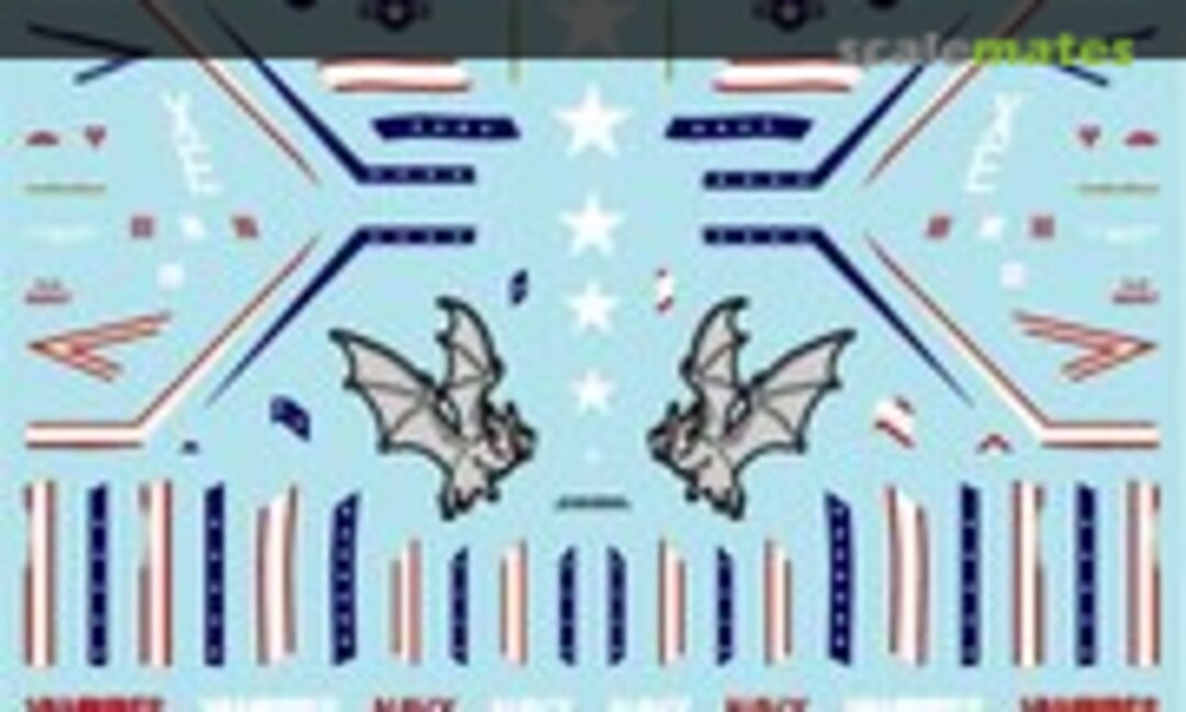 1:144 U.S. Navy F/A-18E Super Hornet VX-9 Vampires `The Flying Bat` (MYK Design A-494) A-494