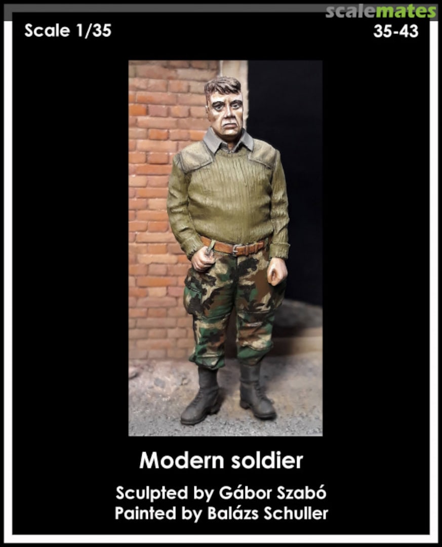 Boxart Modern Soldier 35-43 Black Army Modells Boxart Modern Soldier 35-43 Black Army Modells