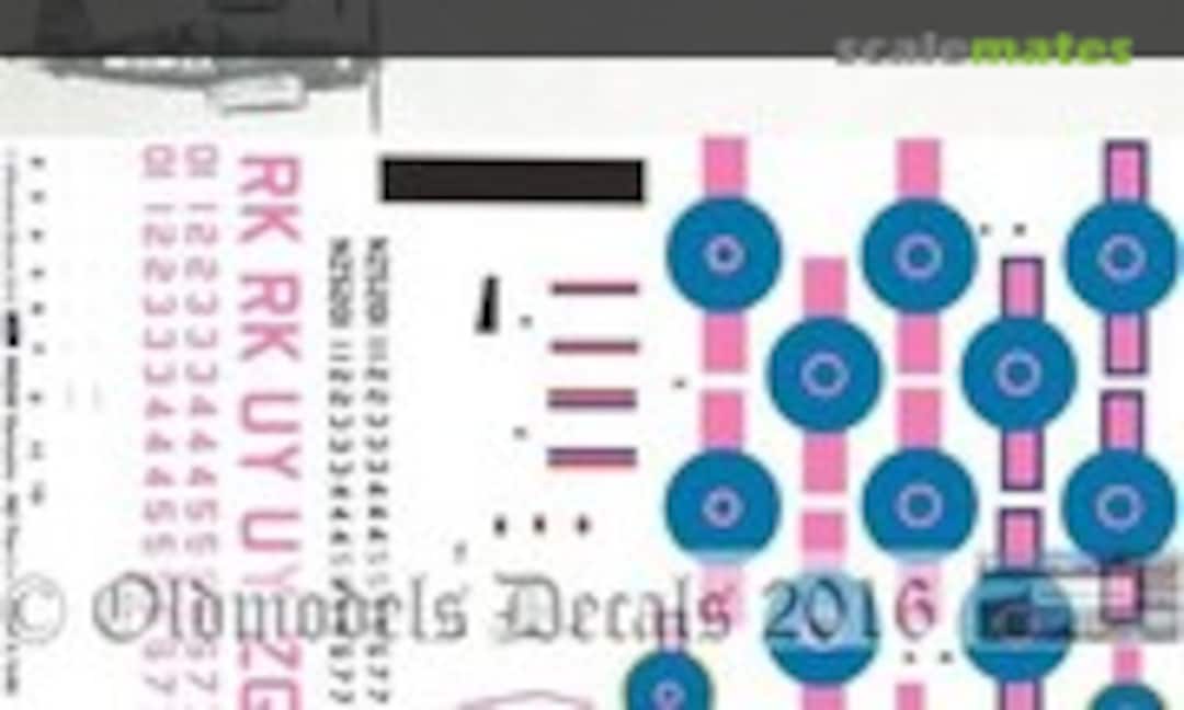1:72 RNZAF Corsairs in NZ theatre 1943-45 (Oldmodels Decals OMD1089) OMD1089