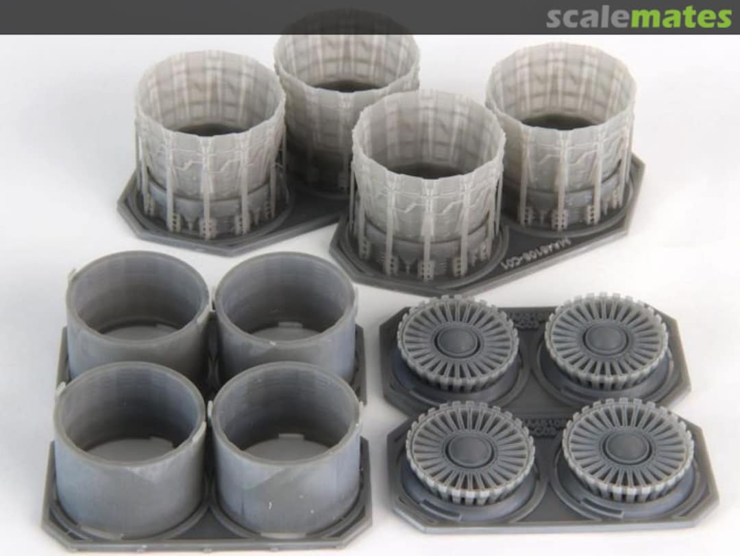 Boxart B-1B GE exhaust nozzle & afterburner set (Open) MA-48108 KA Models Boxart B-1B GE exhaust nozzle & afterburner set (Open) MA-48108 KA Models