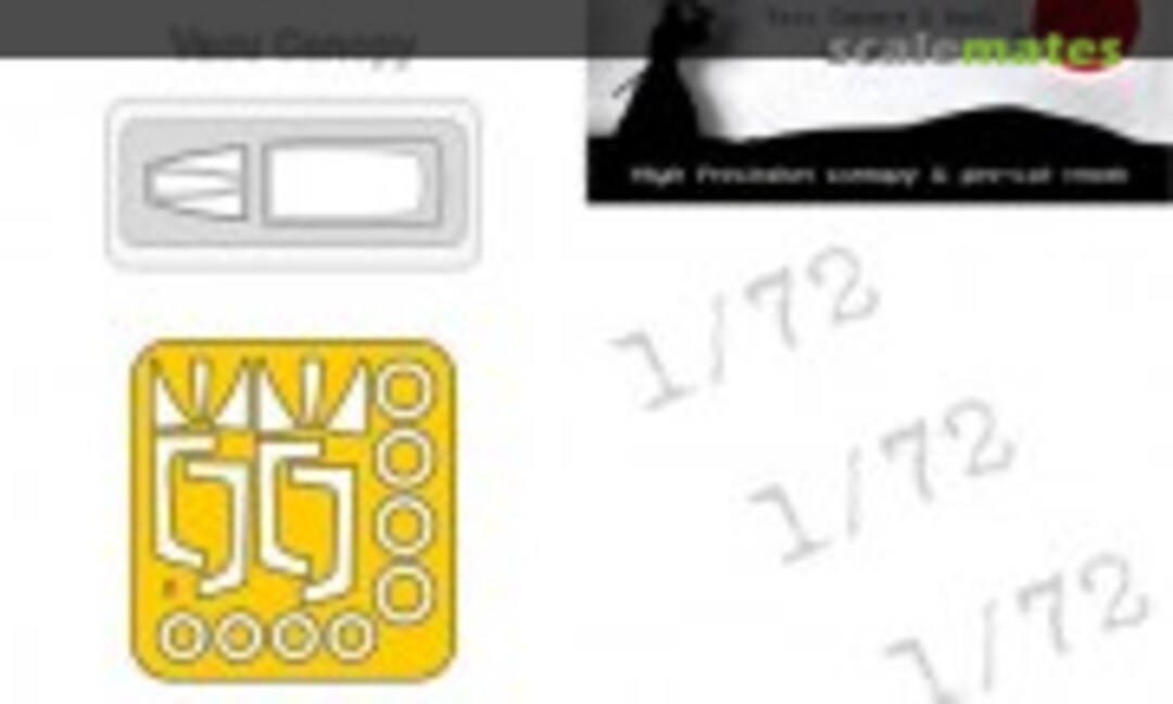 1:72 North American F-100D - Vacu Canopy & Mask (DEAD Design Models CM72025) CM72025