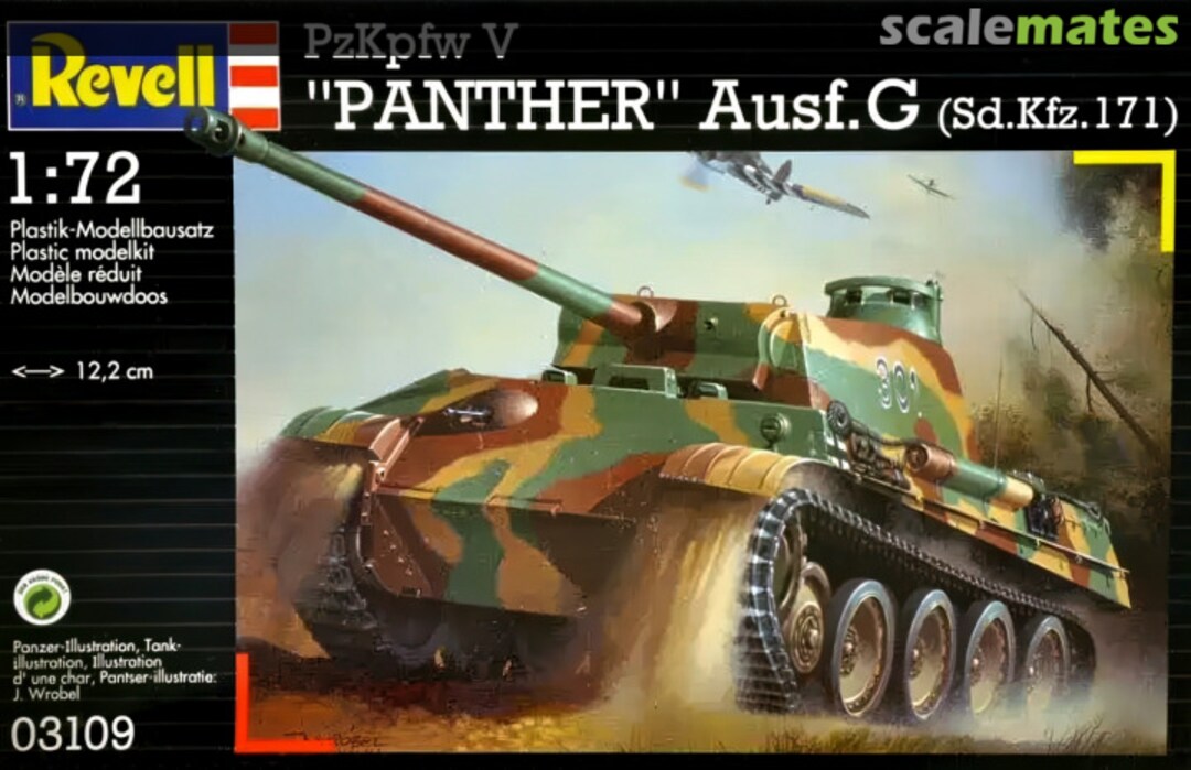 Boxart Pz.Kpfw. V Panther Ausf. G (Sd.Kfz. 171) 03109 Revell Boxart Pz.Kpfw. V Panther Ausf. G (Sd.Kfz. 171) 03109 Revell