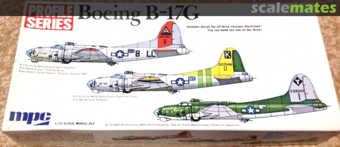 Boxart Boeing B-17G 2-2501 MPC Boxart Boeing B-17G 2-2501 MPC