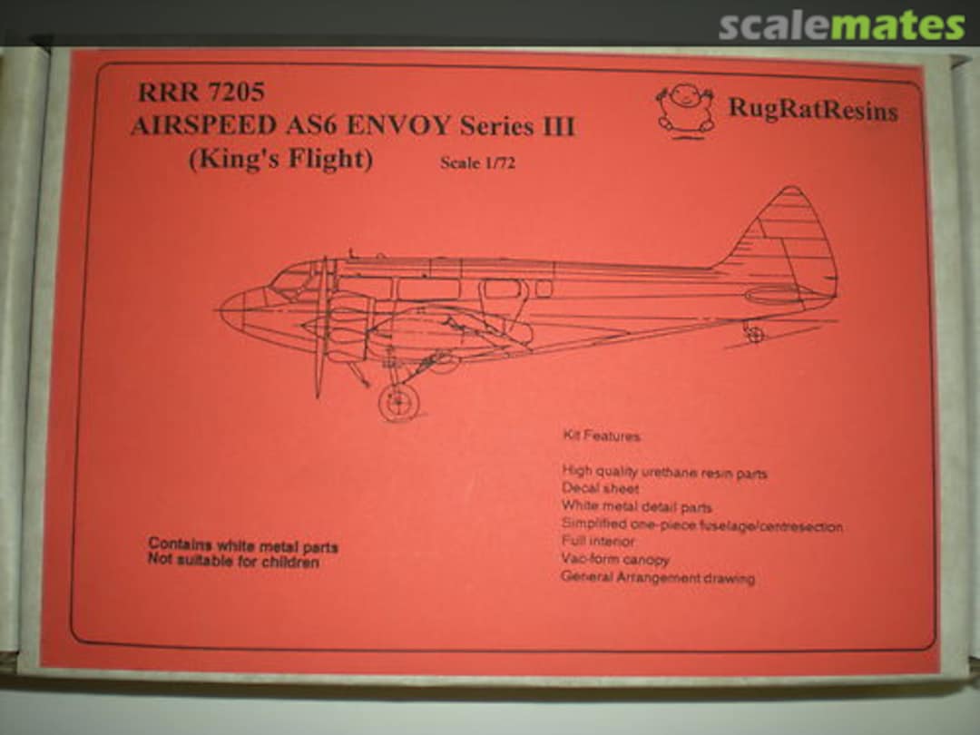 Boxart Airspeed AS6 Envoy Series III RRR7205 RugRatResins Boxart Airspeed AS6 Envoy Series III RRR7205 RugRatResins