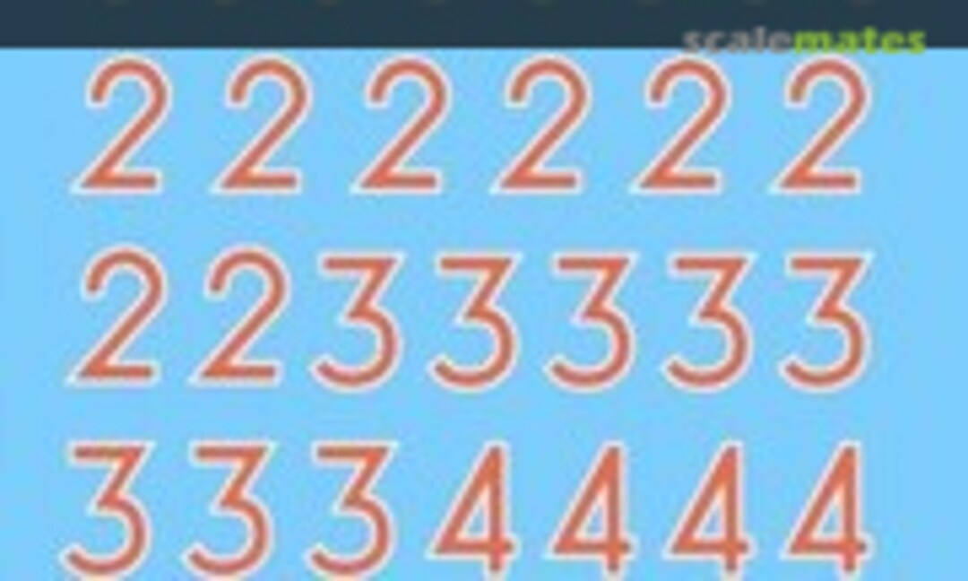 1:35 Schwere Panzerabteilung 501, Turmnummern (Archer AR35114) AR35114