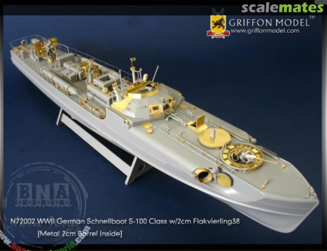 Boxart German Fast Attack Craft & Flak Armament ~Revell~ N72002 Griffon Model Boxart German Fast Attack Craft & Flak Armament ~Revell~ N72002 Griffon Model