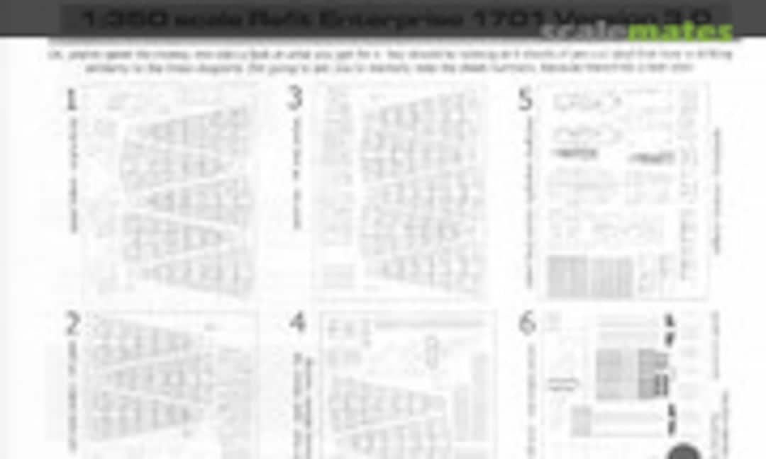 1:350 Refit Enterprise 1701, Version 3.0 (Aztek Dummy Productions AD-02) AD-02