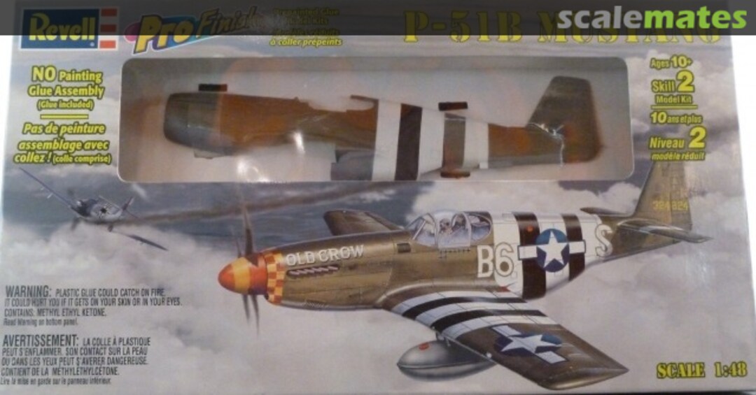 Boxart P-51B Mustang 85-1654 Revell Boxart P-51B Mustang 85-1654 Revell