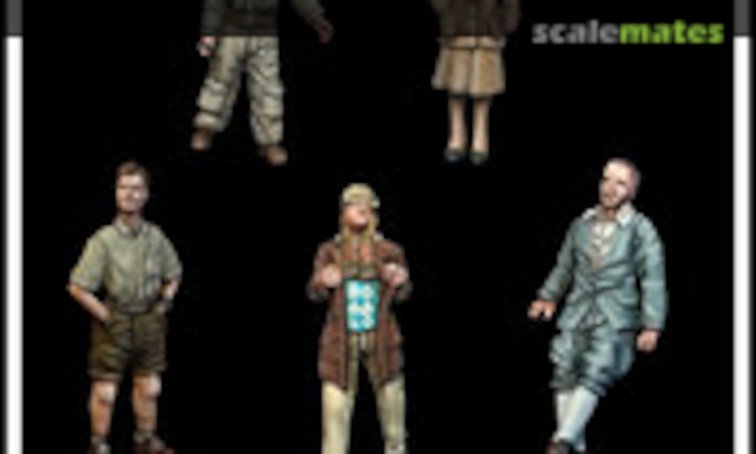 1:72 Airport 1930s - 5 Figuren (Black Army Modells 72-09) 72-09