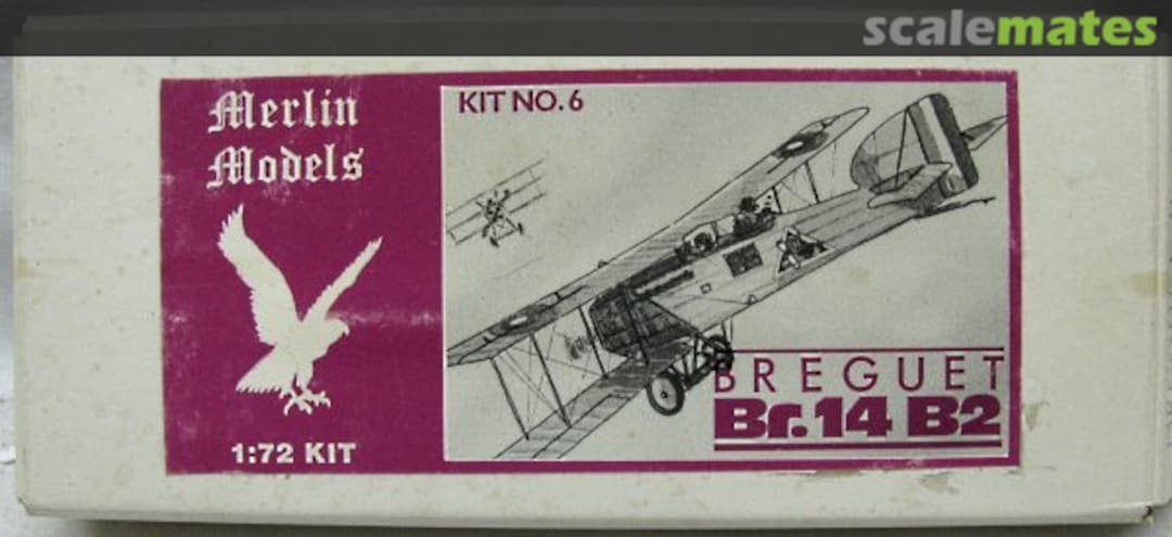 Boxart Breguet Br.14 B2 6 Merlin Models Boxart Breguet Br.14 B2 6 Merlin Models