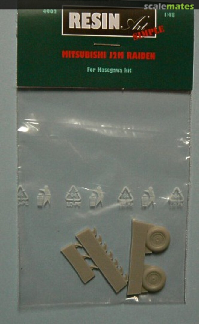 Boxart Mitsubishi J2M Raiden 4902 Resin Art Boxart Mitsubishi J2M Raiden 4902 Resin Art