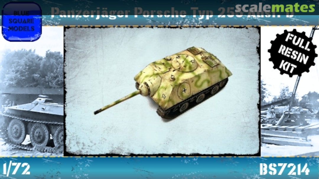 Boxart Panzerjäger Porsche Typ 255 Ausf. D BS7214 Blue Square Models Boxart Panzerjäger Porsche Typ 255 Ausf. D BS7214 Blue Square Models