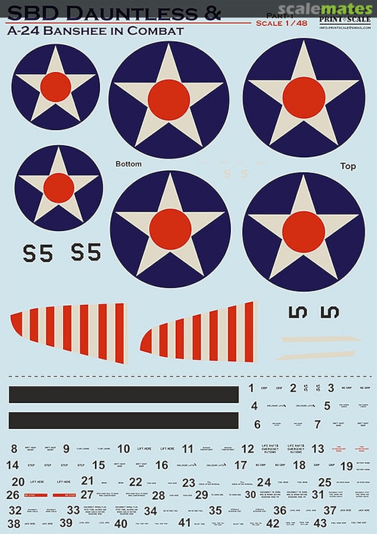 Boxart SBD Dauntless & A-24 Banshee in combat - Pt.1 48-191 Print Scale Boxart SBD Dauntless & A-24 Banshee in combat - Pt.1 48-191 Print Scale