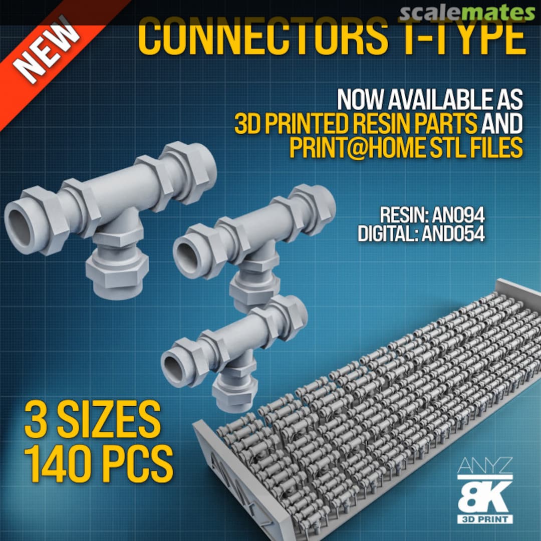 Boxart Connectors T-type AND054 ANYZ Boxart Connectors T-type AND054 ANYZ
