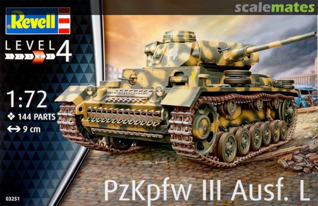 Boxart Pz.Kpfw. III Ausf. L 03251 Revell Boxart Pz.Kpfw. III Ausf. L 03251 Revell