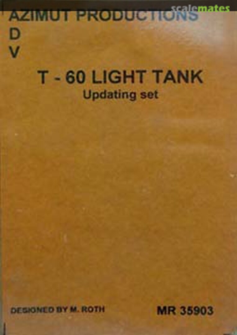 Boxart T-60 Light Tank Updating Set 35903 Azimut Boxart T-60 Light Tank Updating Set 35903 Azimut