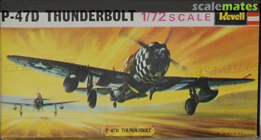 Boxart P-47D Thunderbolt H-613 Revell (Great Britain) Boxart P-47D Thunderbolt H-613 Revell (Great Britain)