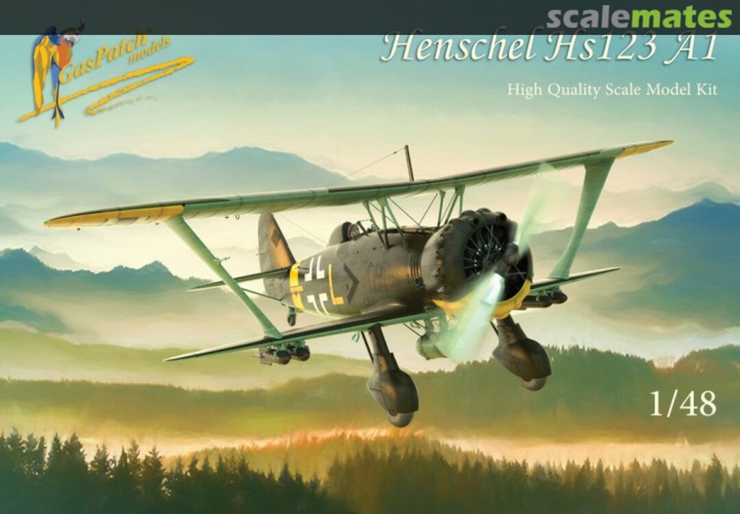 Boxart Henschel Hs 123 A1 16-48095 GasPatch Models Boxart Henschel Hs 123 A1 16-48095 GasPatch Models