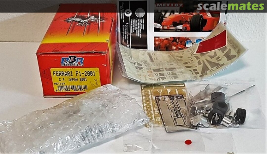 Boxart Ferrari F2001 F1 MET107 BBR Boxart Ferrari F2001 F1 MET107 BBR