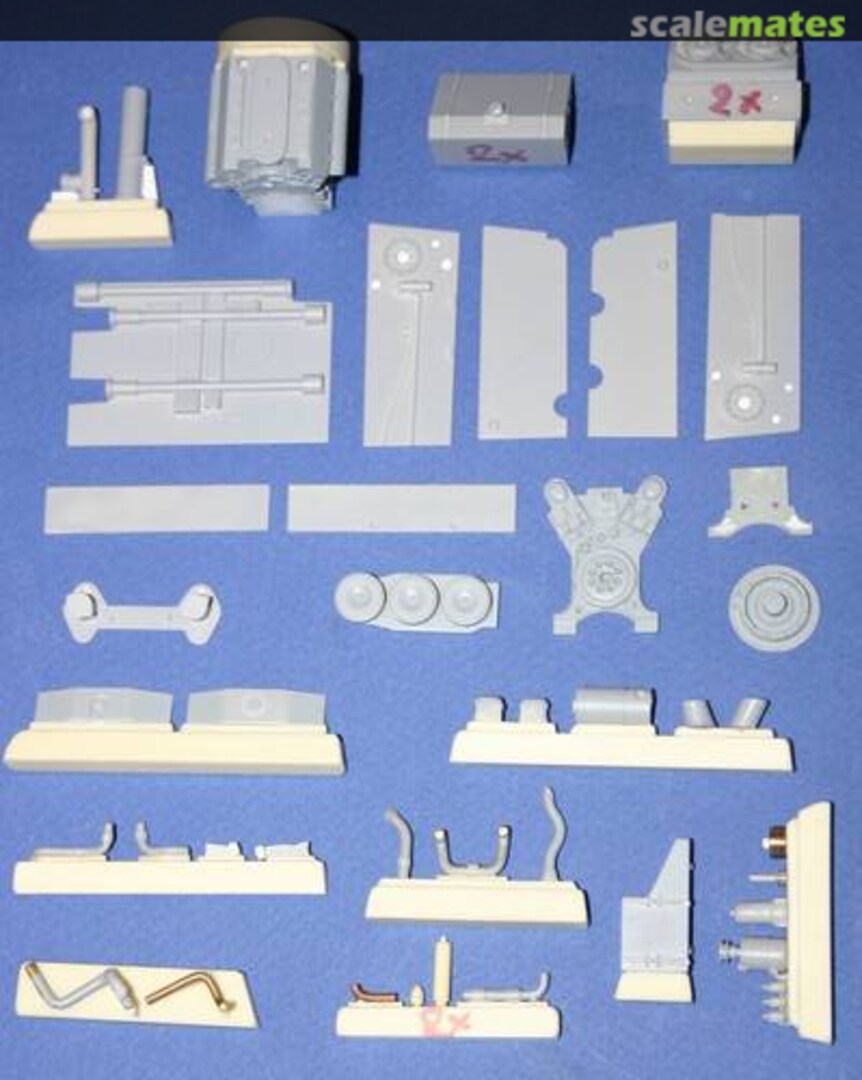 Boxart Tiger I - engine set 3066 CMK Boxart Tiger I - engine set 3066 CMK