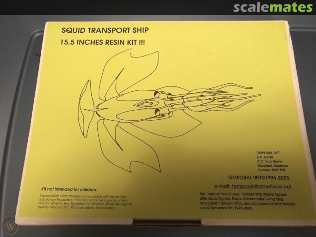 Boxart Squid transport ship Stratosphere Models Boxart Squid transport ship Stratosphere Models
