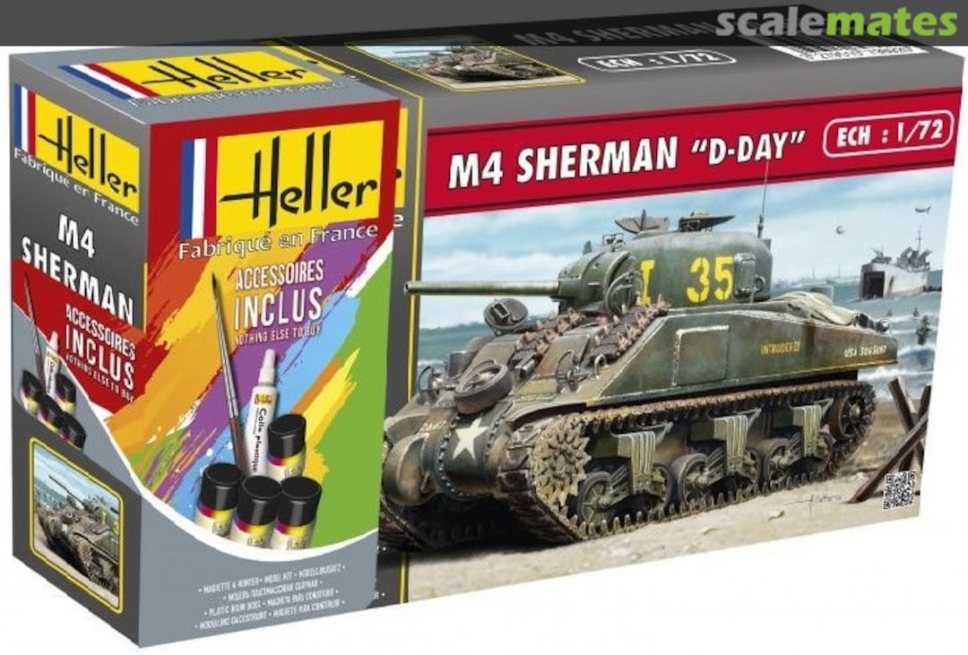 Boxart M4 Sherman "D-Day" 56892 Heller Boxart M4 Sherman "D-Day" 56892 Heller