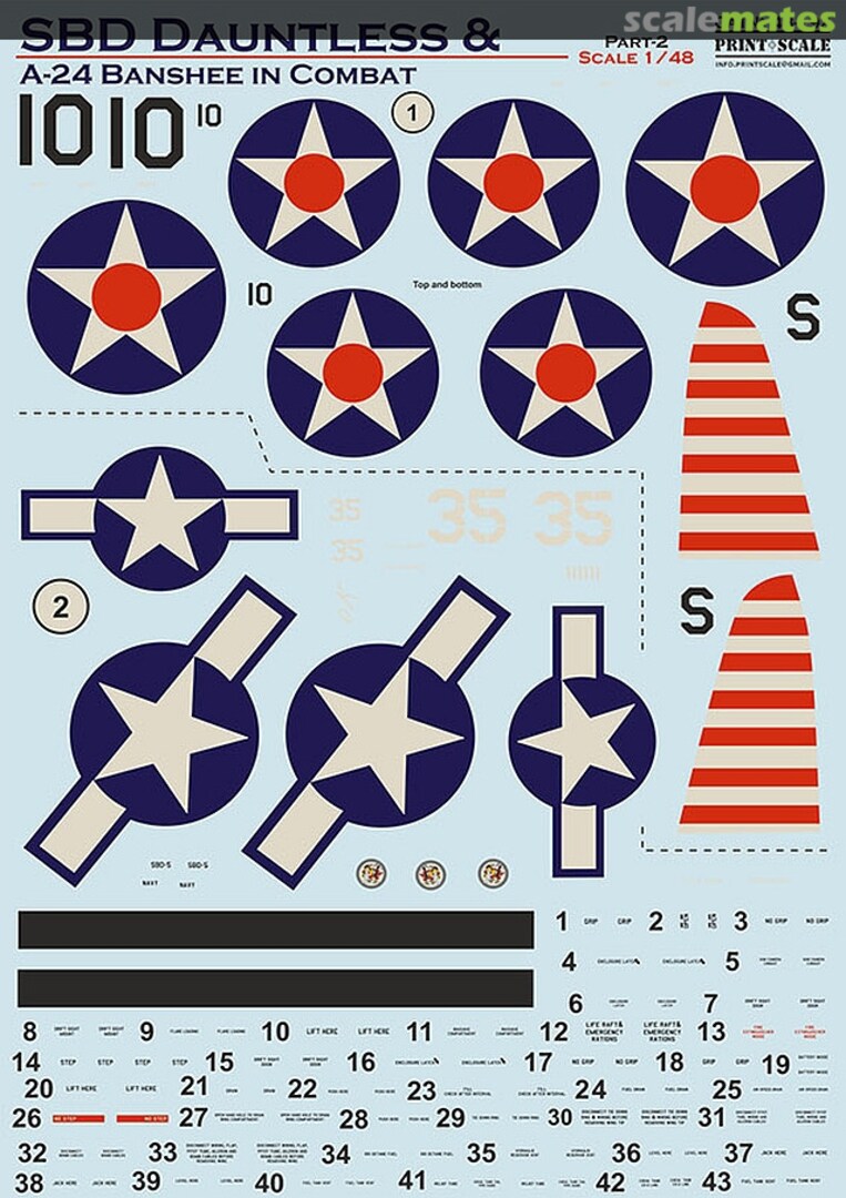 Boxart SBD Dauntless & A-24 Banshee in combat - Pt.2 48-192 Print Scale Boxart SBD Dauntless & A-24 Banshee in combat - Pt.2 48-192 Print Scale