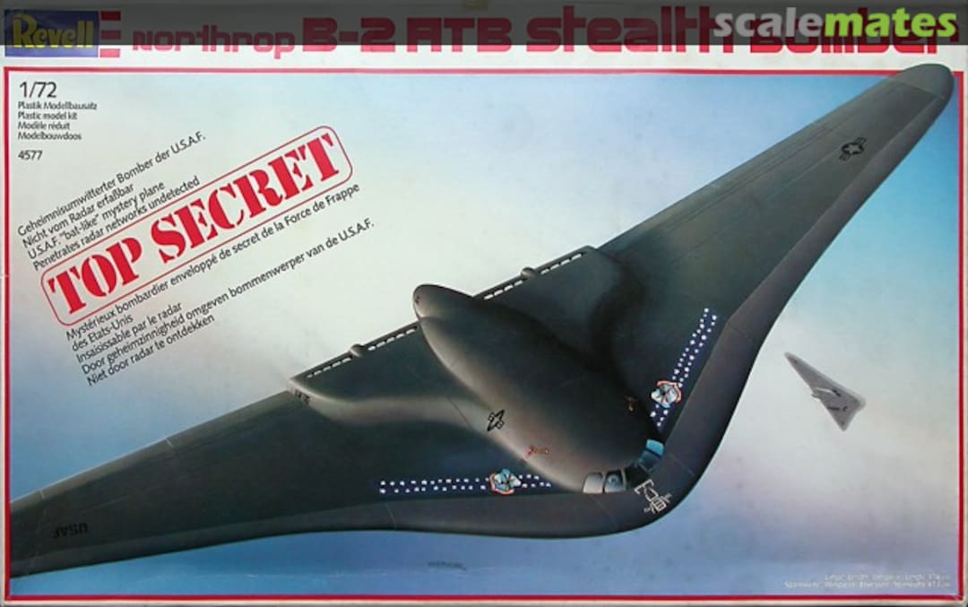 Boxart Northrop B-2 ATB Stealth Bomber 4577 Revell Boxart Northrop B-2 ATB Stealth Bomber 4577 Revell
