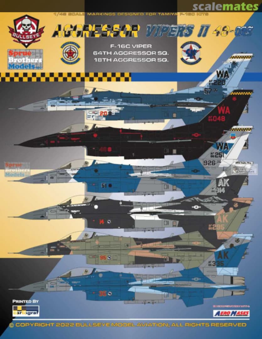 Boxart Aggressor Vipers II 48-025 Bullseye Model Aviation Boxart Aggressor Vipers II 48-025 Bullseye Model Aviation